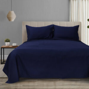 Σετ σεντόνια υπέρδιπλα με λάστιχο 4 Seasons Art 12000 240x270 Μπλέ Beauty Home