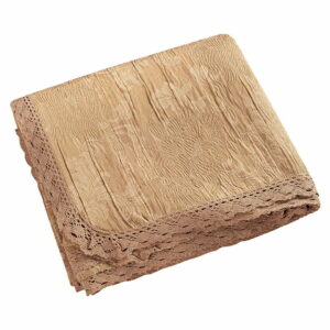 Κουβέρτα ζακάρ Art 1348 με δαντέλα μονή σε 3 χρώματα  170x250 Beauty Home