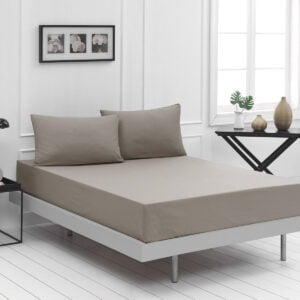 Σεντόνι King size μονόχρωμο Art 1999 265x270 Μπεζ Beauty Home