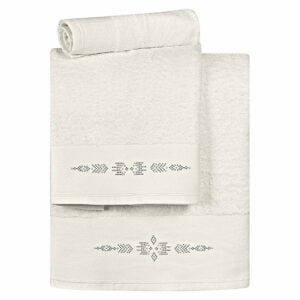 Σετ πετσέτες Art 3173  Σετ 3τμχ  Εκρού Beauty Home