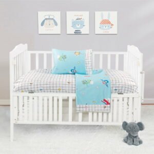 Σετ σεντόνια βρεφικά Art 5179  120x160 Γαλάζιο Beauty Home