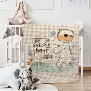 Κουβέρτα βρεφική Art 5257 110x140 Μπεζ Beauty Home