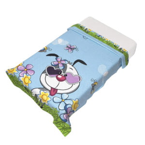 Πικέ βρεφική Art 5261 95x145 Γαλάζιο Beauty Home