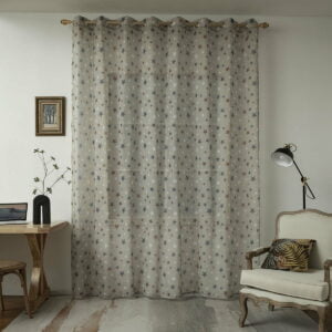 Κουρτίνα Art 6120  280x280  Μπεζ,Κόκκινο,Μπλε Beauty Home