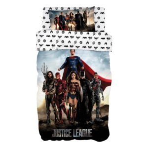 Σετ σεντόνια μονά Art 6186 Justice League 165x250 Εμπριμέ Beauty Home