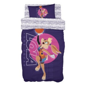 Σετ σεντόνια μονά Art 6193 Space Jam Lola 165x250 Εμπριμέ Beauty Home