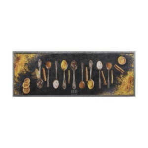 Πατάκι κουζίνας 9029 0.60x1.60 Μαύρο,Πορτοκαλί Beauty Home