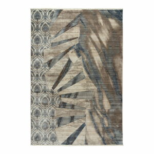 Πατάκι Bliss Art 9628 0.67x2.20 Μπεζ,Μόκα,Μπλε Beauty Home