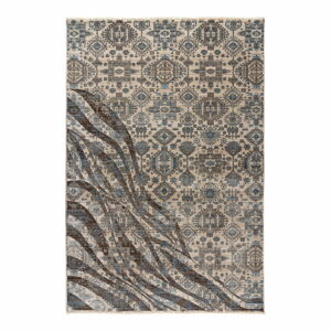 Πατάκι Bliss Art 9629 0.67x1.30 Μπεζ,Μόκα,Μπλε Beauty Home