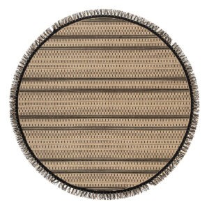 Ροτόντα 160x160 ψάθα με κρόσια Sol Art 9754 Μπεζ Beauty Home