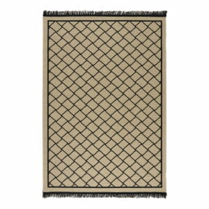 Χαλί ψάθα με κρόσια Sol Art 9756 Μπεζ Beauty Home