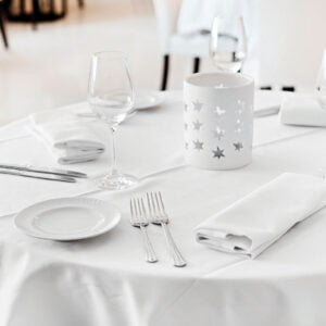 Τραπεζομάντηλο επαγγελματικό Compact 150x180 Λευκό Beauty Home