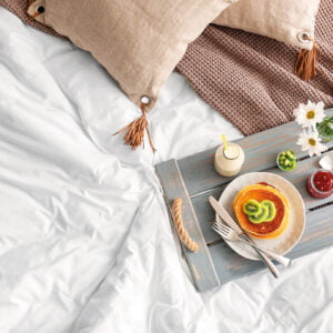 Παπλωματοθήκη Ξενοδοχείου μονή 5-Star 300tc Satin 100% Cotton Λευκό 170x250 Beauty Home