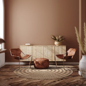 Ροτόντα από Γιούτα 150x150 Natural Jute Art 9134 Μπέζ Beauty Home