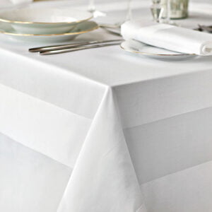 Τραπεζομάντηλο επαγγελματικό Satin Band 105x105 Λευκό Beauty Home