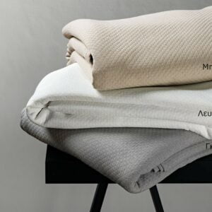 Πικέ κουβέρτα μονή Matelasse 170x280 Λευκό Beauty Home