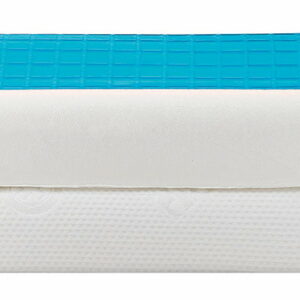 Μαξιλάρι ύπνου Gel Memory Foam Art 4028 Μέτριο 58x38x12  Λευκό Beauty Home