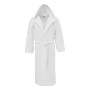 Μπουρνούζι με κουκούλα ζακαρ 270gsm Λευκό Beauty Home