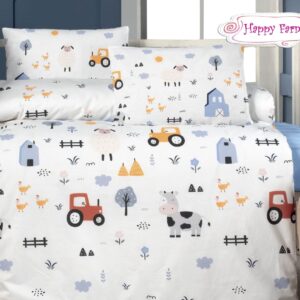 Σετ σεντόνια βρεφικά Art 5601 100x150 Γαλάζιο Beauty Home