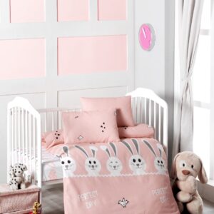 Σετ σεντόνια βρεφικά Art 5603 100x150 Σομόν Beauty Home