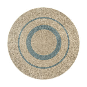 Ροτόντα 90x90 Jute Art 9131 Μπεζ,Μπλε Beauty Home
