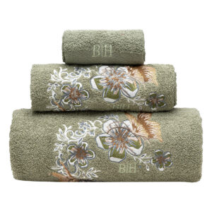 Σετ πετσέτες Art 3389 Σετ 3τμχ Πράσινο Beauty Home