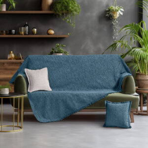 Ριχτάρι Μονοθέσιο Art 8623 180x170 Πετρόλ Beauty Home