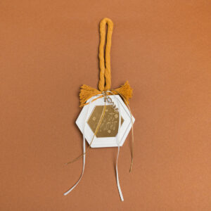 ΚΡΕΜΑΣΤΟ ΠΟΛΥΓΩΝΟ ΚΕΡΑΜΙΚΟ ΜΕ PLEXI LET IT SNOW ΚΡΟΚΙ Beauty Home