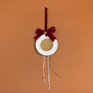 ΚΡΕΜΑΣΤΟ ΣΤΡΟΓΓΥΛΟ ΚΕΡΑΜΙΚΟ ME PLEXI ΑΓΑΠΗ ΕΥΤΥΧΙΑ ΥΓΕΙΑ ΜΠΟΡΝΤΩ Beauty Home