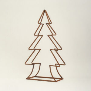 ΜΕΤΑΛΛΙΚΟ ΔΕΝΤΡΟ ΟΨΗ ΣΚΟΥΡΙΑΣ 3D  90 x 49 cm Beauty Home