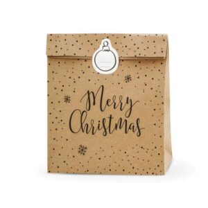 ΣΑΚΟΥΛΑΚΙΑ Merry Christmas, 3 ΤΜΧ  25x11x27cm Beauty Home