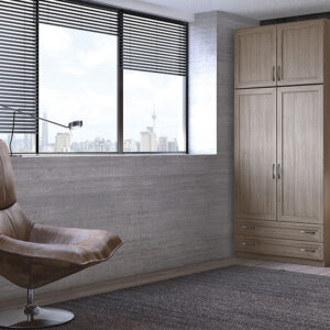 Ντουλάπα 2φυλλη με πατάρι