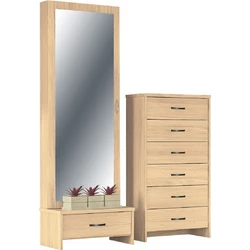 Συρταριέρα Κολώνα και Έπιπλο Καθρέφτη